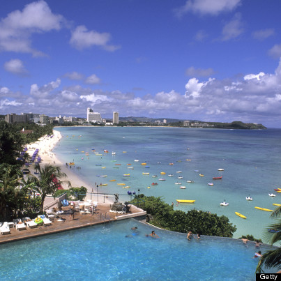 Guam, Tumon Bay, Reef Hotel.